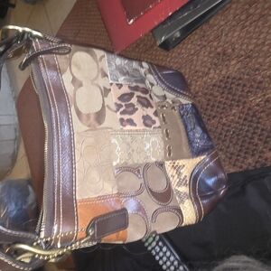 Patchwork Leather Shoulder Bag